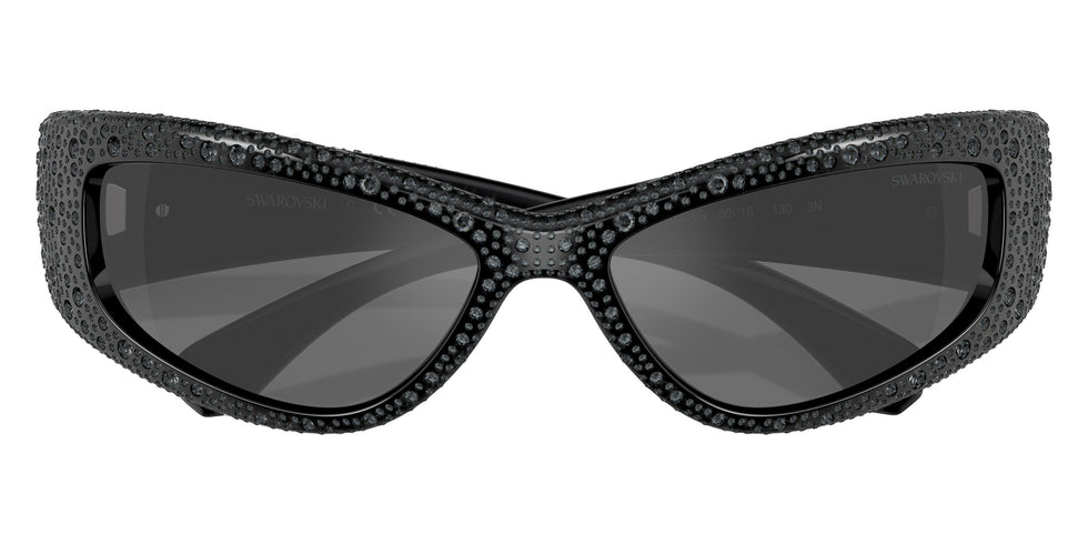 Swarovski SK6027 10326G 60 - Black / Gray Mirrored Black #id:sk602710326g_s:102120