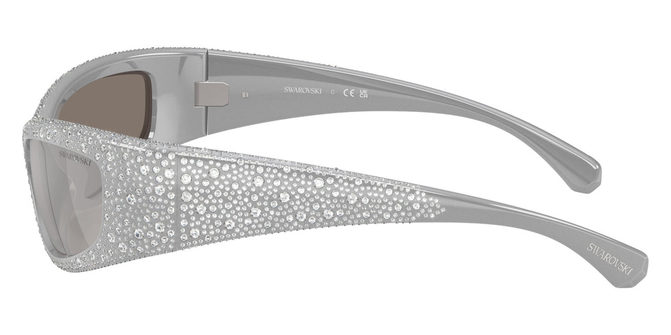 Swarovski SK6027 10596G 60 - Light Gray / Light Gray Mirrored Silver #id:sk602710596g_s:104110