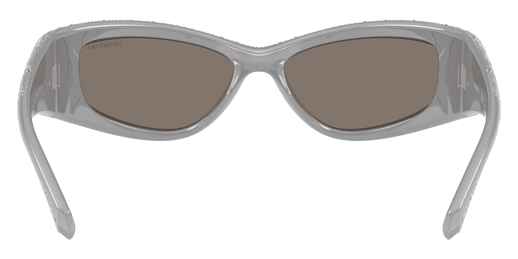 Swarovski SK6027 10596G 60 - Light Gray / Light Gray Mirrored Silver #id:sk602710596g_s:104115