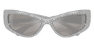 Swarovski SK6027 10596G 60 - Light Gray / Light Gray Mirrored Silver #id:sk602710596g_s:104120