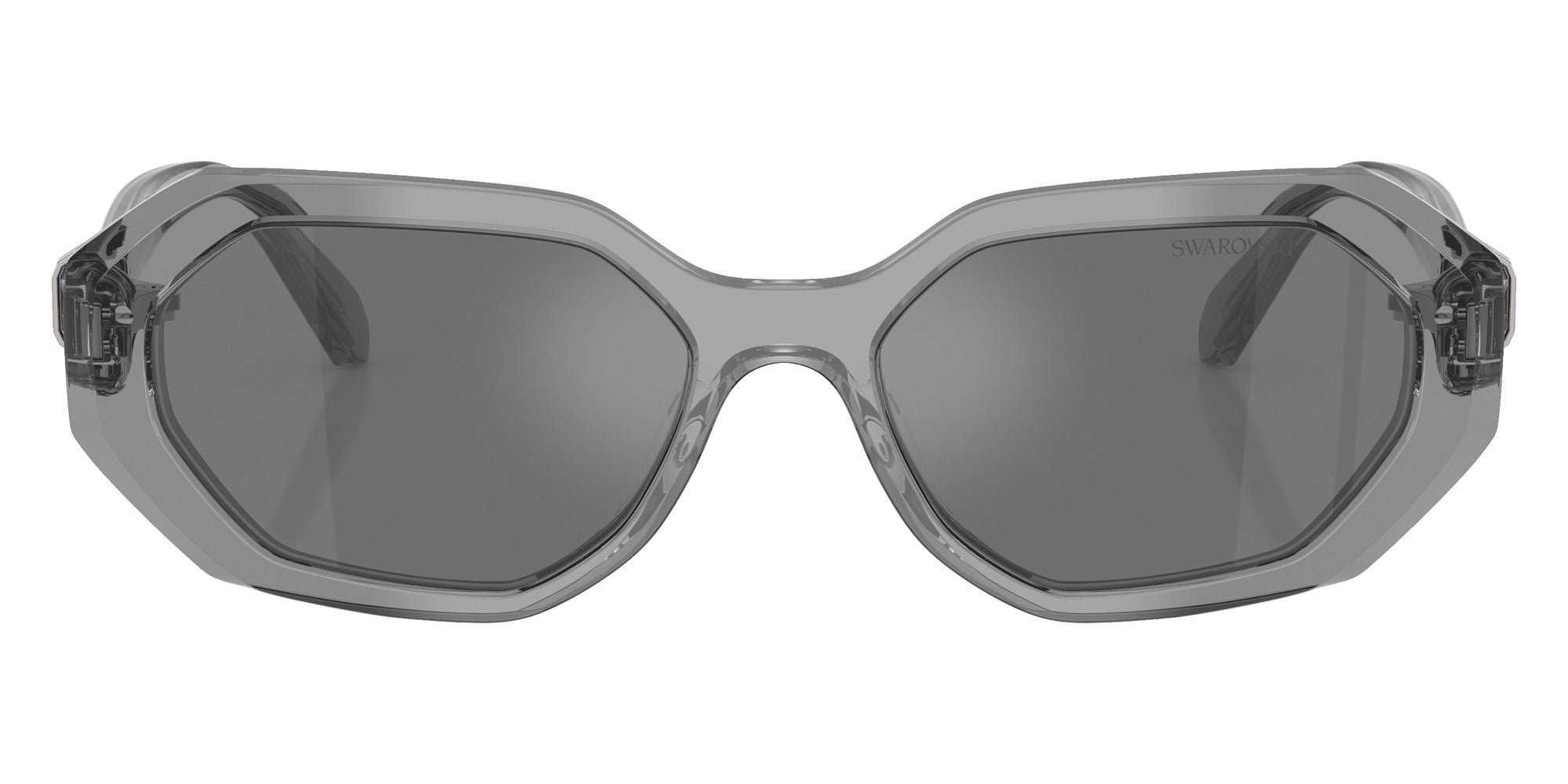 Swarovski SK6028 10626G 54 - Transparent Dark Gray / Gray Mirrored Black #id:sk602810626g_s:104100