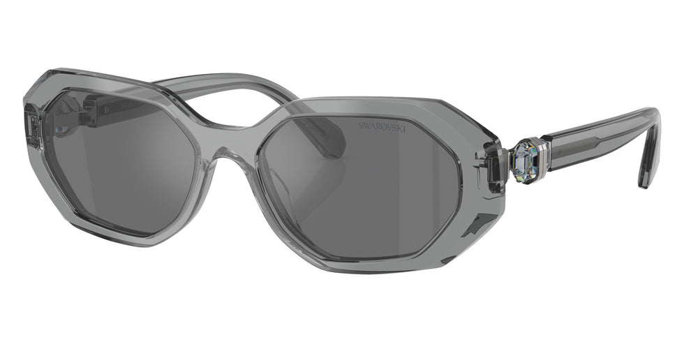 Swarovski SK6028 10626G 54 - Transparent Dark Gray / Gray Mirrored Black #id:sk602810626g_s:104105