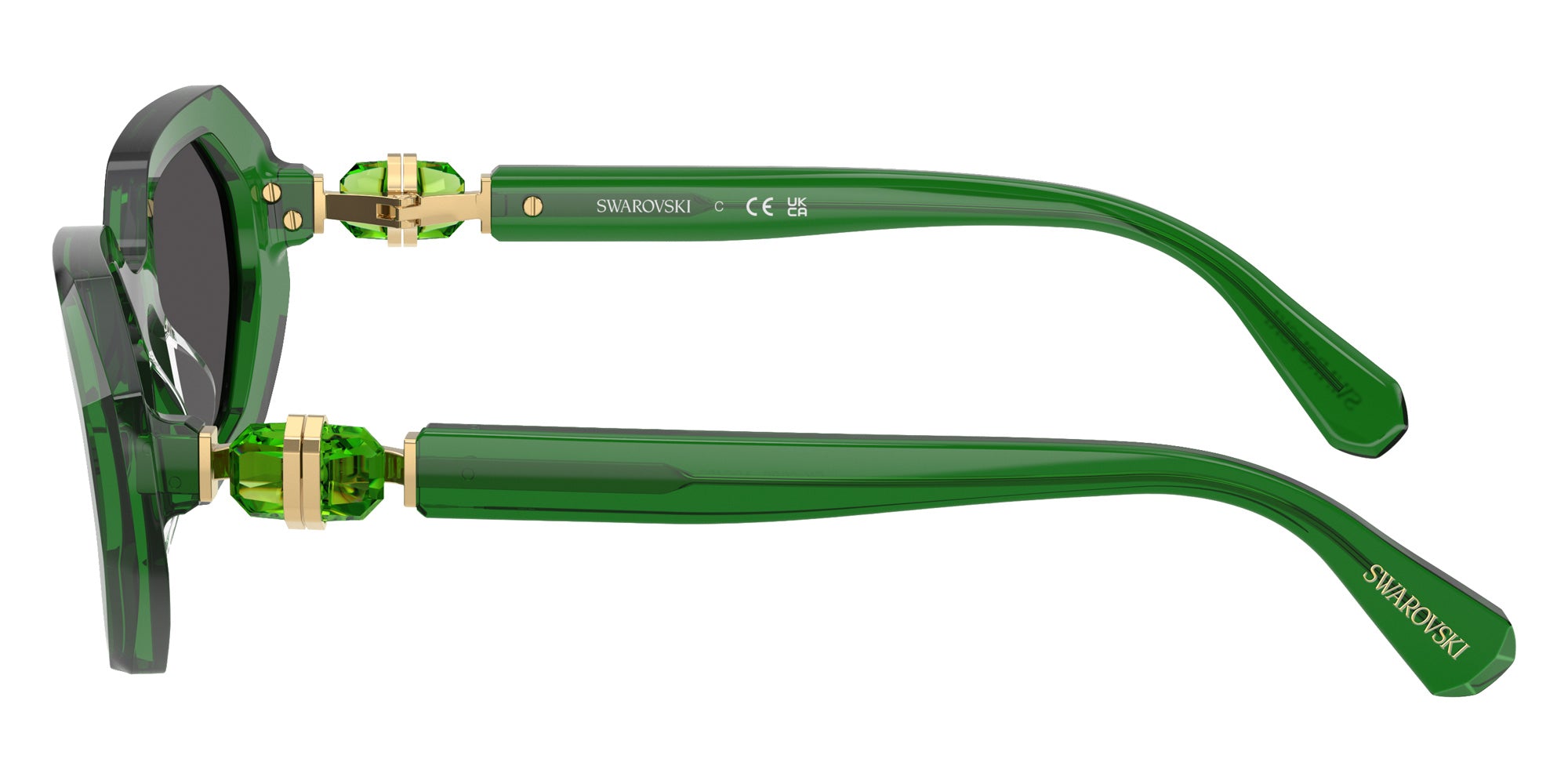 Swarovski SK6028 106487 54 - Transparent Green / Dark Gray #id:sk6028106487_s:106110