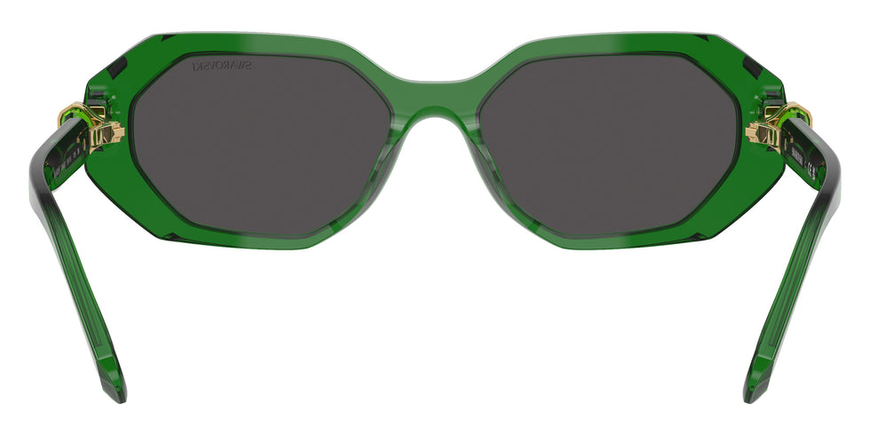 Swarovski SK6028F 106487 55 - Transparent Green / Dark Gray #id:sk6028f106487_s:104115