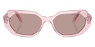 Swarovski SK6028F 30017N 55 - Transparent Pink / Light Purple Brown #id:sk6028f30017n_s:106100