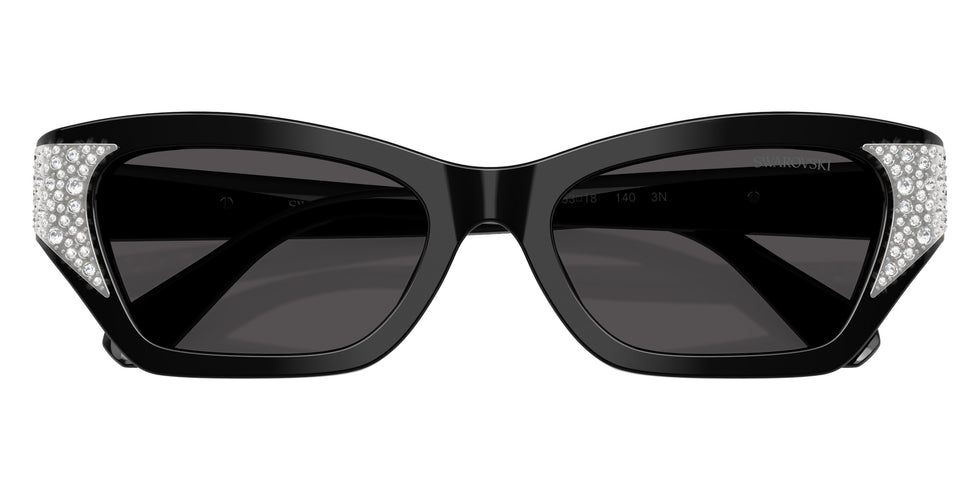 Swarovski SK6029 100187 50 - Black / Dark Gray #id:sk6029100187_s:100120
