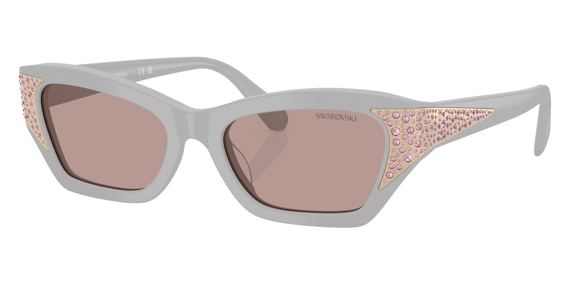 Swarovski SK6029 10317N 50 - Milky Pink / Light Purple Brown #id:sk602910317n_s:108105
