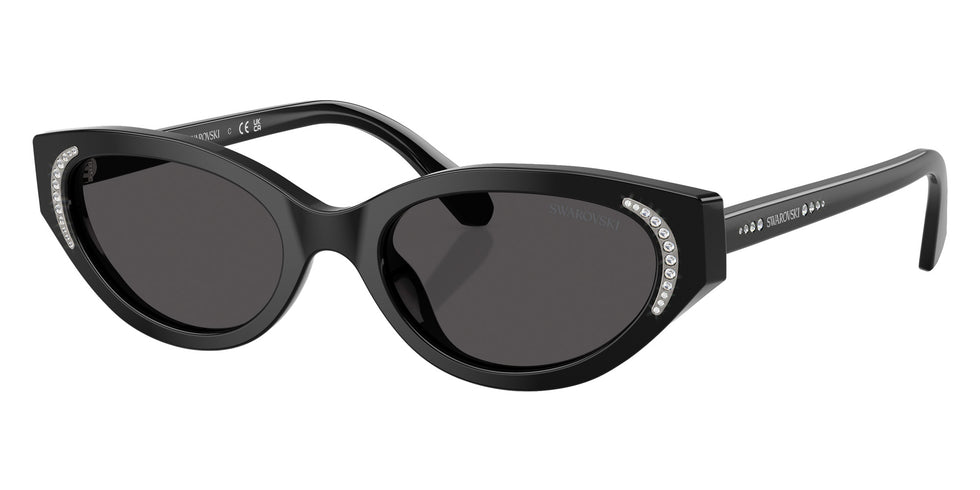 Swarovski SK6030 100187 52 - Black / Dark Gray #id:sk6030100187_s:100105