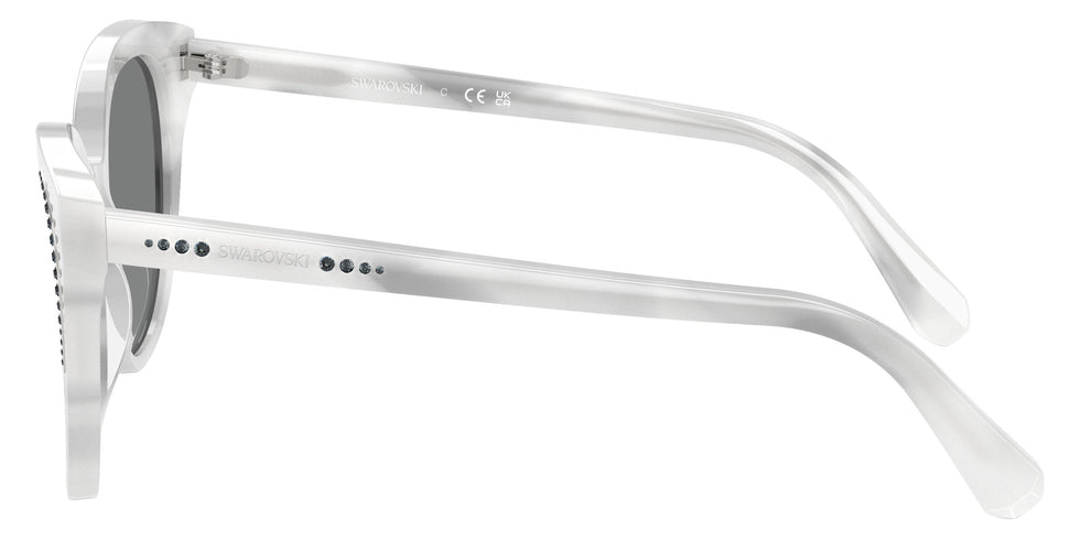 Swarovski SK6031 104287 53 - Striped White / Dark Gray #id:sk6031104287_s:108110