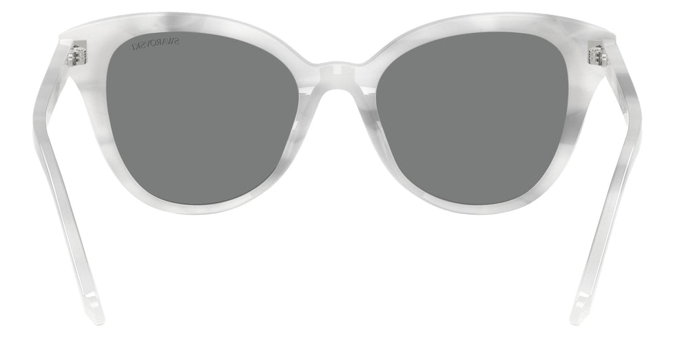 Swarovski SK6031 104287 53 - Striped White / Dark Gray #id:sk6031104287_s:108115