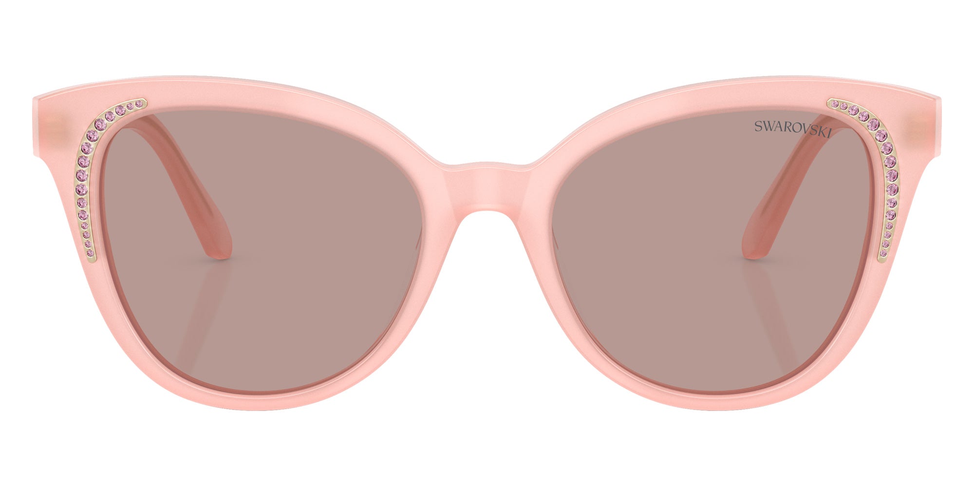 Swarovski SK6031F 10317N 54 - Milky Pink / Light Purple Brown #id:sk6031f10317n_s:104100