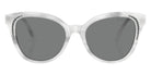 Swarovski SK6031F 104287 54 - Striped White / Dark Gray #id:sk6031f104287_s:106100
