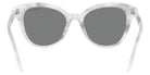 Swarovski SK6031F 104287 54 - Striped White / Dark Gray #id:sk6031f104287_s:106115