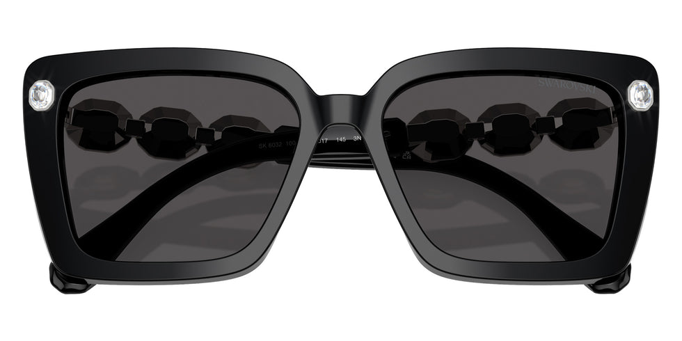 Swarovski SK6032 100187 55 - Black / Dark Gray #id:sk6032100187_s:100120