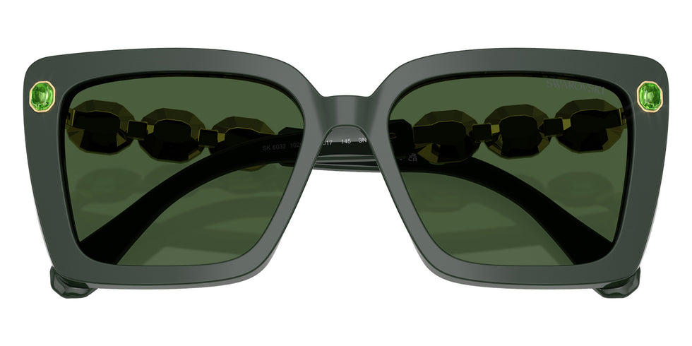 Swarovski SK6032 102671 55 - Green / Dark Green #id:sk6032102671_s:106120