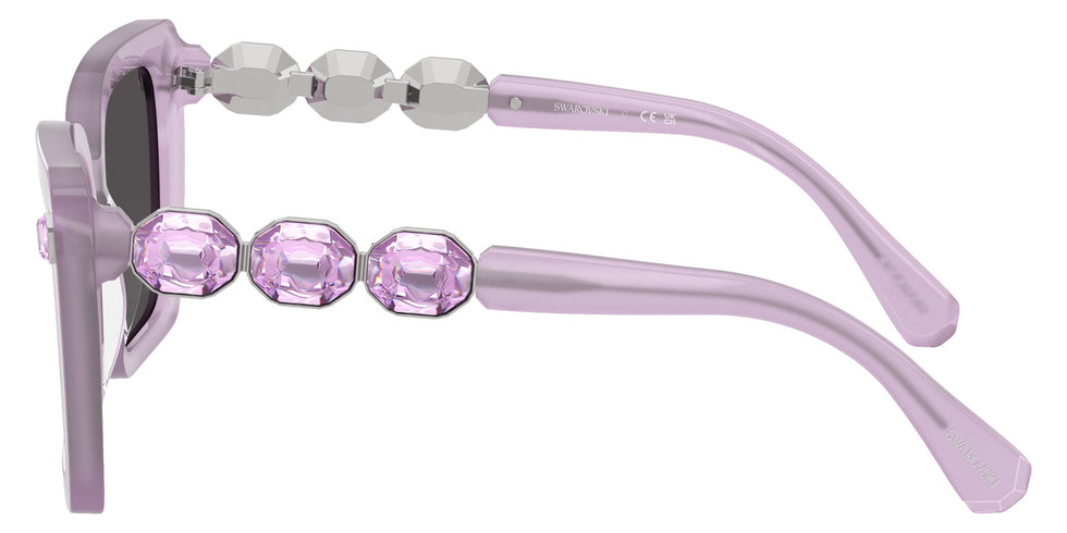 Swarovski SK6032 107587 55 - Milky Lilac / Dark Gray #id:sk6032107587_s:110110