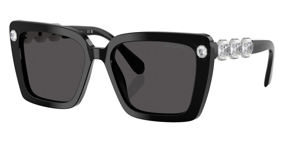 Swarovski SK6032F 100187 55 - Black / Dark Gray #id:sk6032f100187_s:100105