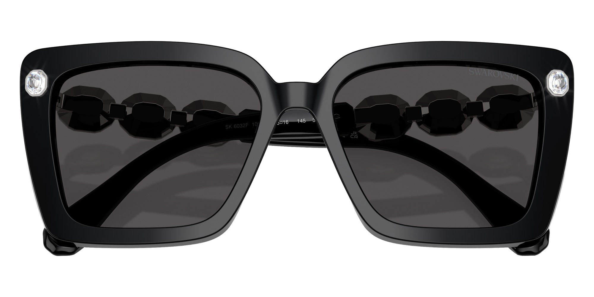 Swarovski SK6032F 100187 55 - Black / Dark Gray #id:sk6032f100187_s:100120