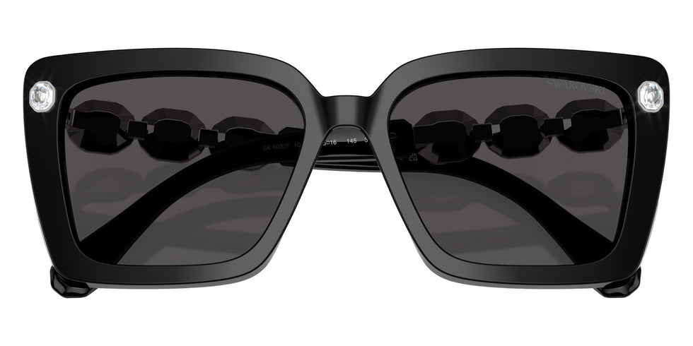 Swarovski SK6032F 100187 55 - Black / Dark Gray #id:sk6032f100187_s:100120