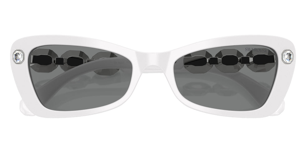 Swarovski SK6033 105087 54 - White / Dark Gray #id:sk6033105087_s:106120