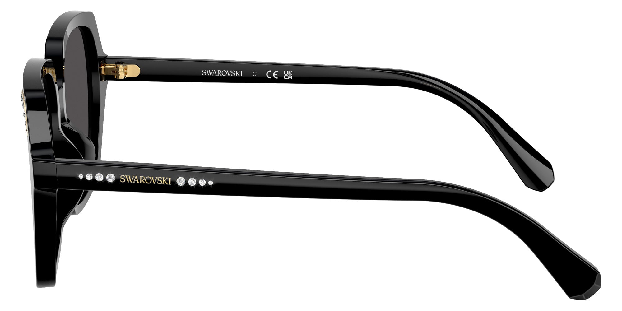 Swarovski SK6034D 100187 56 - Black / Dark Gray #id:sk6034d100187_s:100110