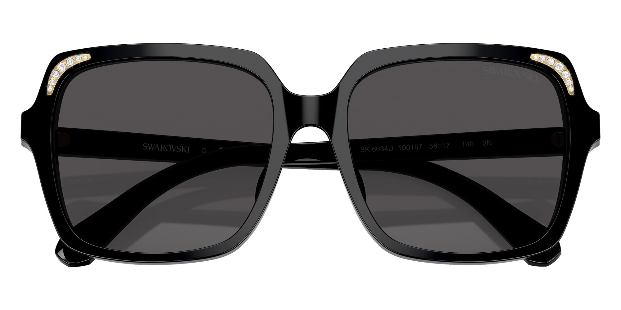 Swarovski SK6034D 100187 56 - Black / Dark Gray #id:sk6034d100187_s:100120