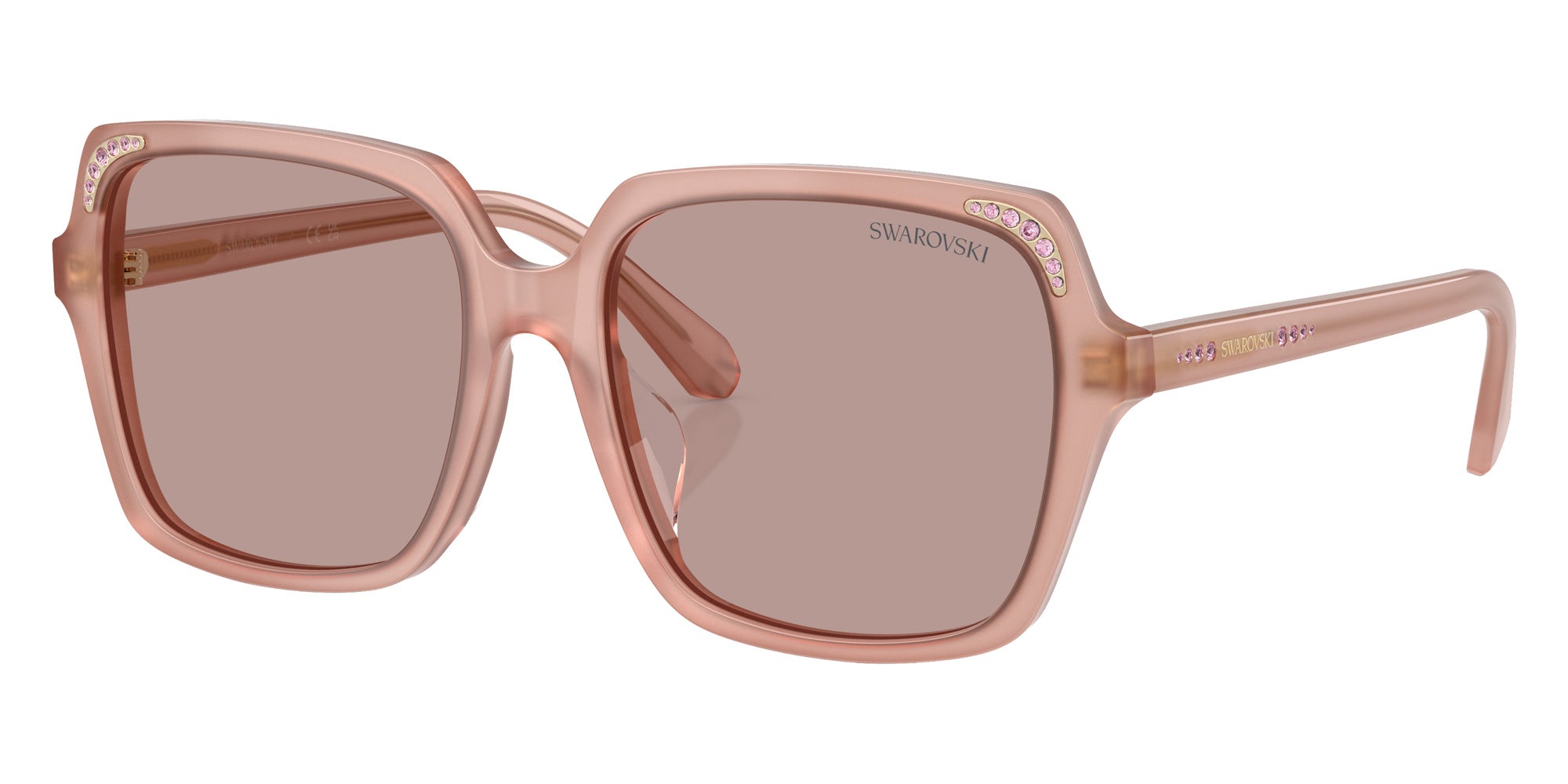 Swarovski SK6034D 10257N 56 - Milky Pink / Light Purple Brown #id:sk6034d10257n_s:102105