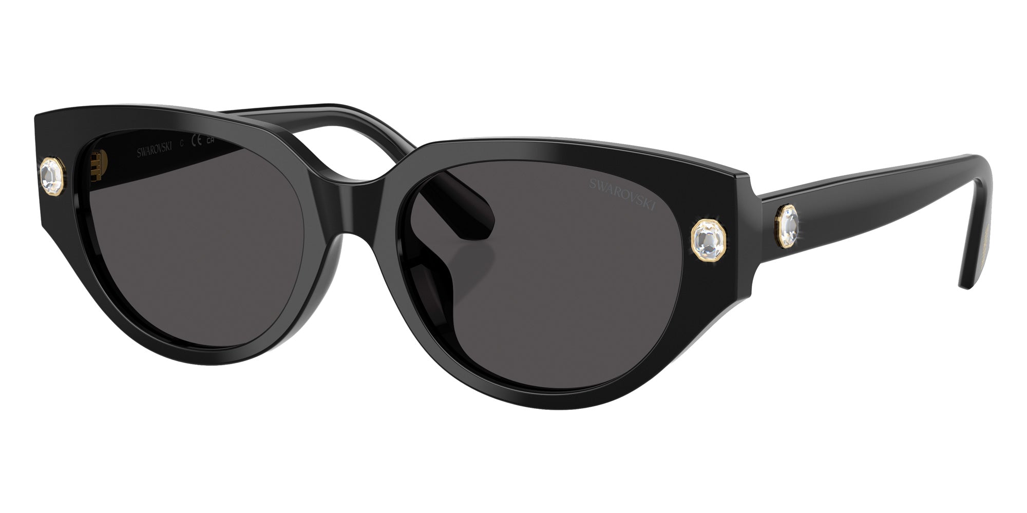 Swarovski SK6035D 100187 54 - Black / Dark Gray #id:sk6035d100187_s:100105