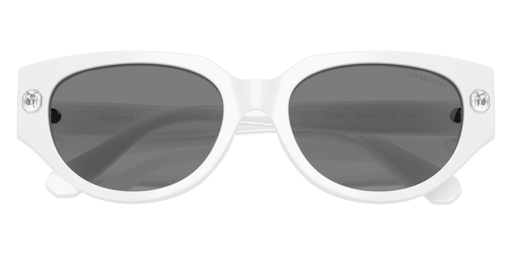 Swarovski SK6035D 105087 54 - White / Dark Gray #id:sk6035d105087_s:102120