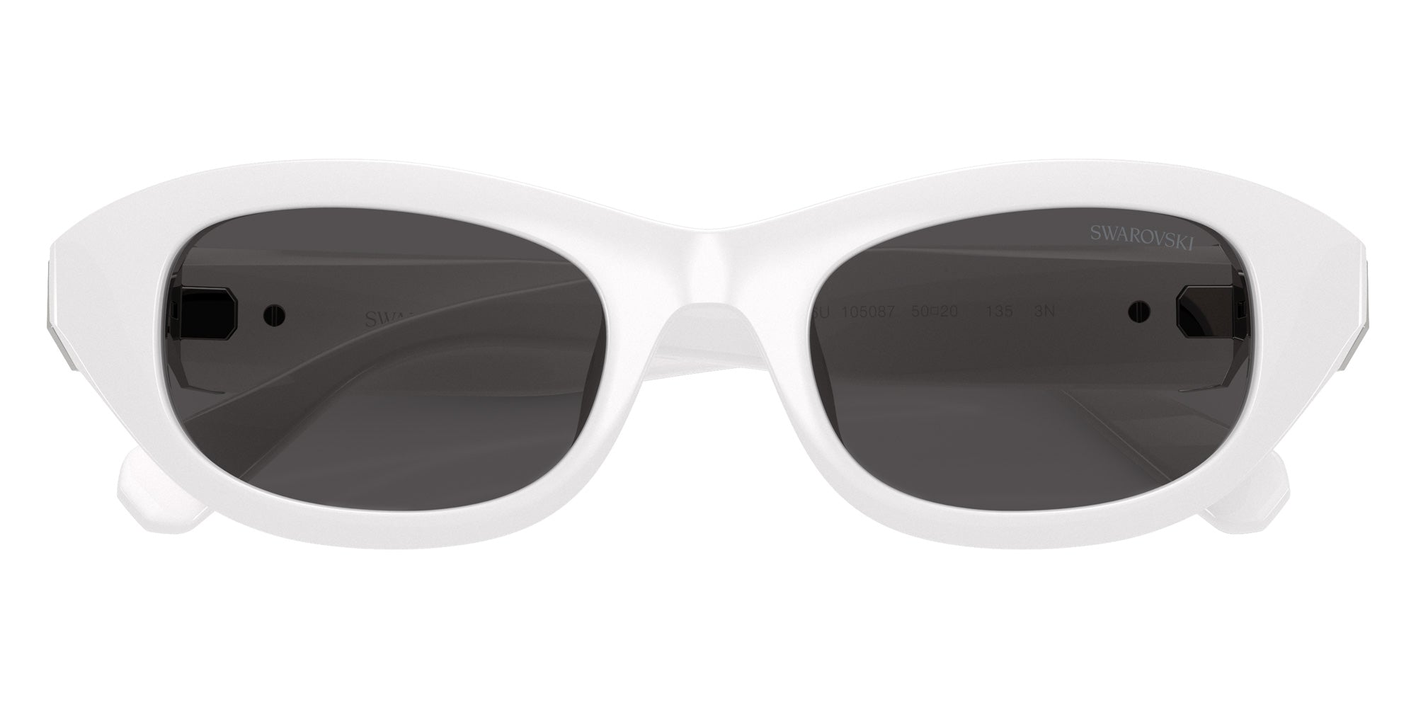 Swarovski SK6036U 105087 50 - White / Dark Gray #id:sk6036u105087_s:104120
