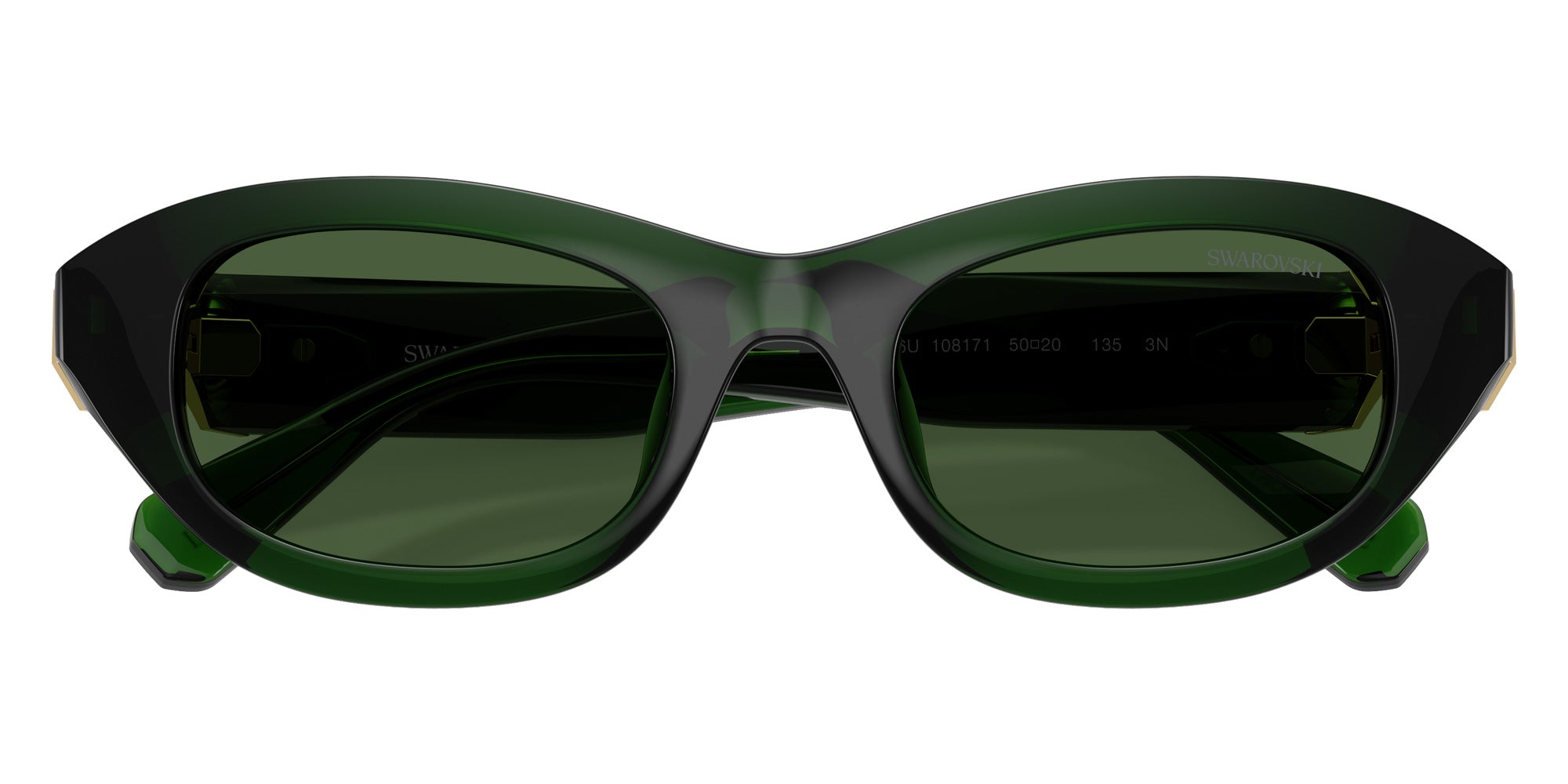 Swarovski SK6036U 108171 50 - Milky Dark Green / Dark Green #id:sk6036u108171_s:110120