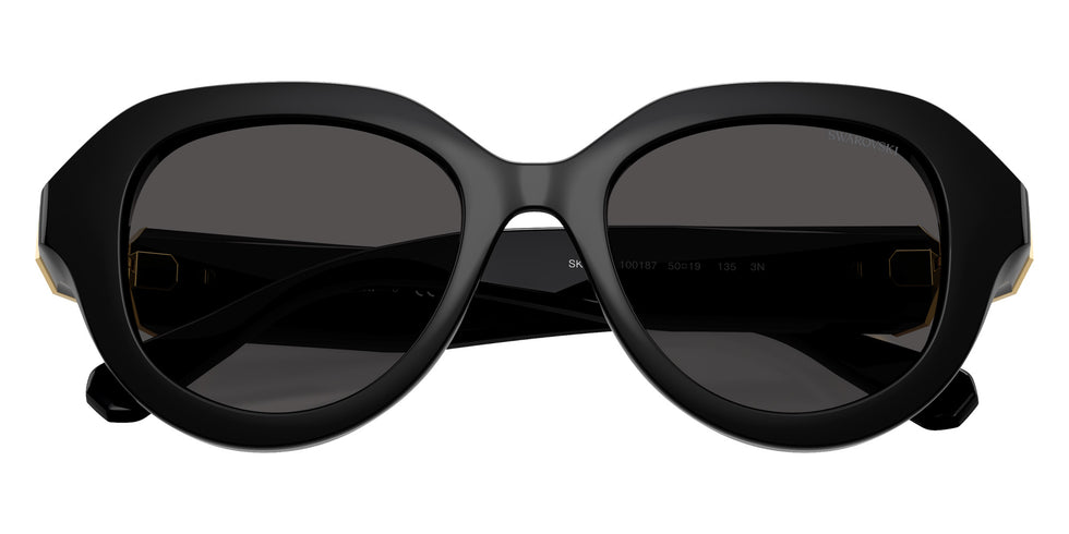 Swarovski SK6037 100187 50 - Black / Dark Gray #id:sk6037100187_s:100120