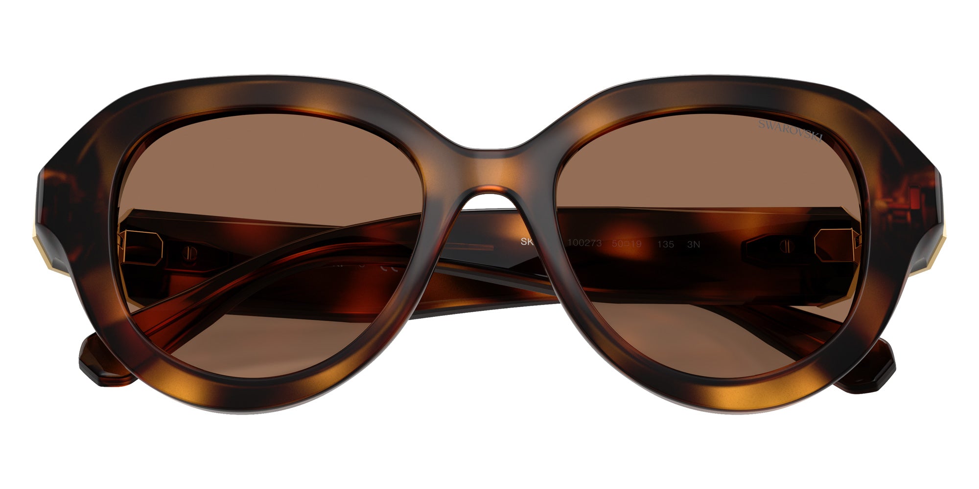 Swarovski SK6037 100273 50 - Havana / Dark Brown #id:sk6037100273_s:102120