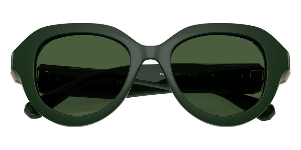 Swarovski SK6037 102671 50 - Solid Green / Dark Green #id:sk6037102671_s:104120
