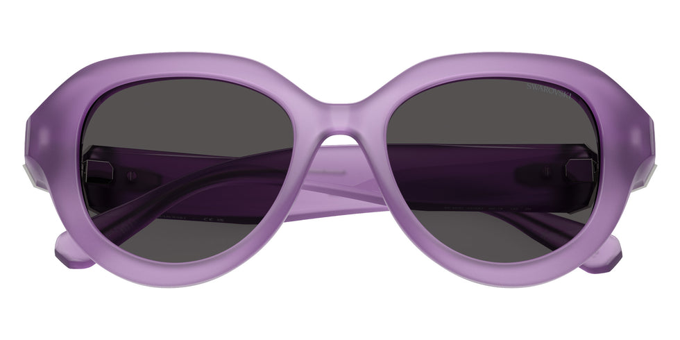 Swarovski SK6037 107587 50 - Milky Lilac / Dark Gray #id:sk6037107587_s:106120
