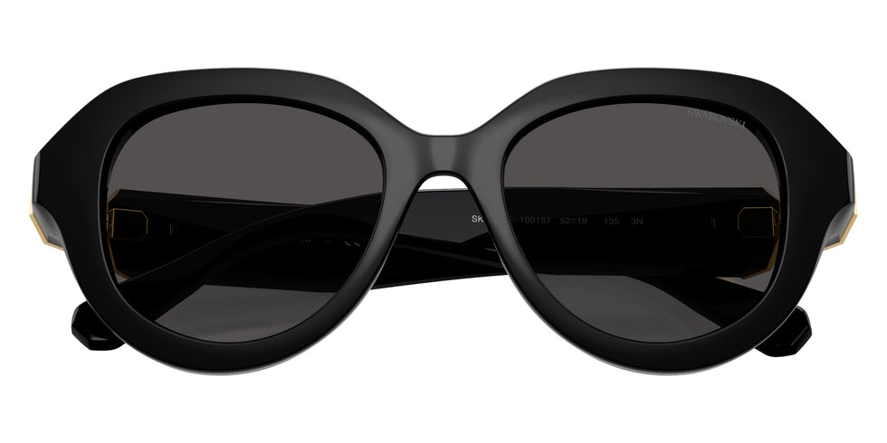 Swarovski SK6037F 100187 52 - Black / Dark Gray #id:sk6037f100187_s:100120