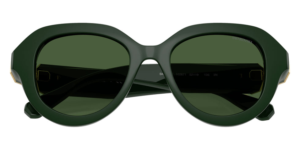 Swarovski SK6037F 102671 52 - Solid Green / Dark Green #id:sk6037f102671_s:104120
