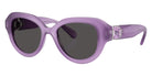 Swarovski SK6037F 107587 52 - Milky Lilac / Dark Gray #id:sk6037f107587_s:106105