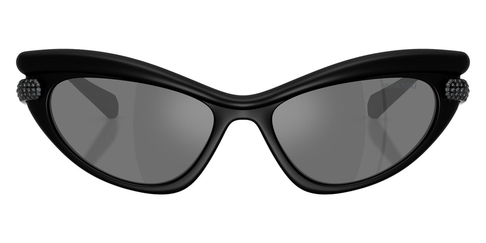 Swarovski SK6038 10396G 56 - Matte Black / Gray Mirrored Black #id:sk603810396g_s:104100
