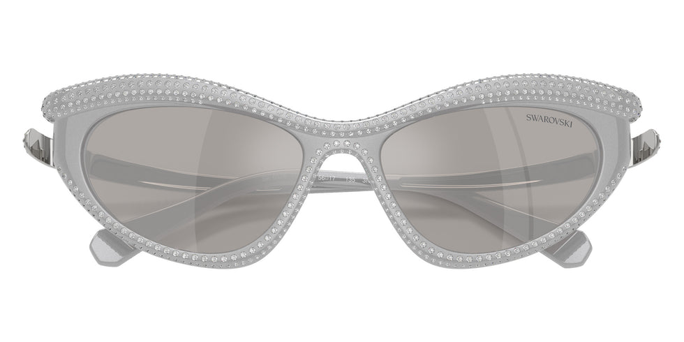 Swarovski SK6038 10596G 56 - Silver / Light Gray Mirrored Silver #id:sk603810596g_s:106120
