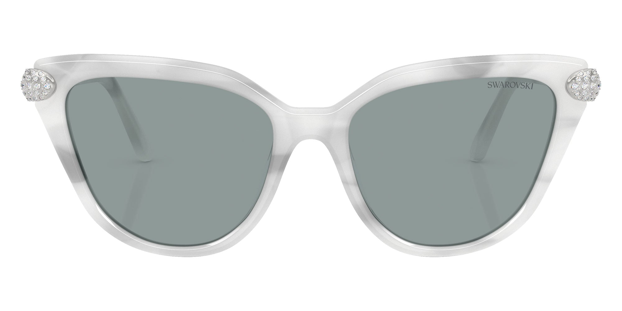 Swarovski SK6039 1042/1 56 - White Havana / Dark Gray #id:sk603910421_s:106100