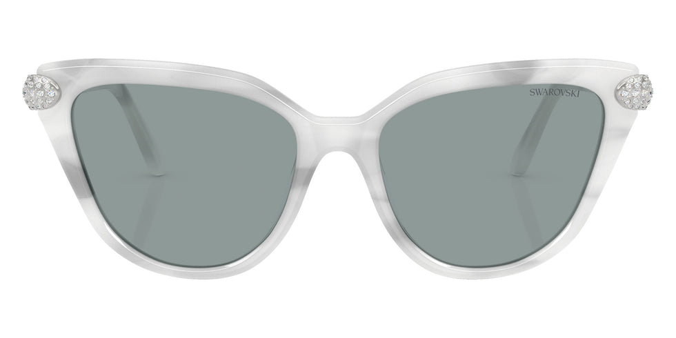Swarovski SK6039 1042/1 56 - White Havana / Dark Gray #id:sk603910421_s:106100