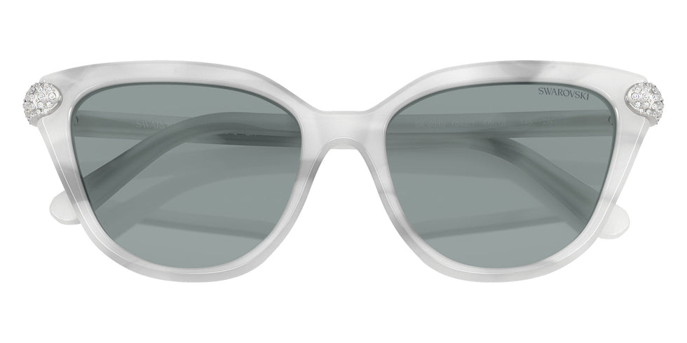 Swarovski SK6039 1042/1 56 - White Havana / Dark Gray #id:sk603910421_s:106120