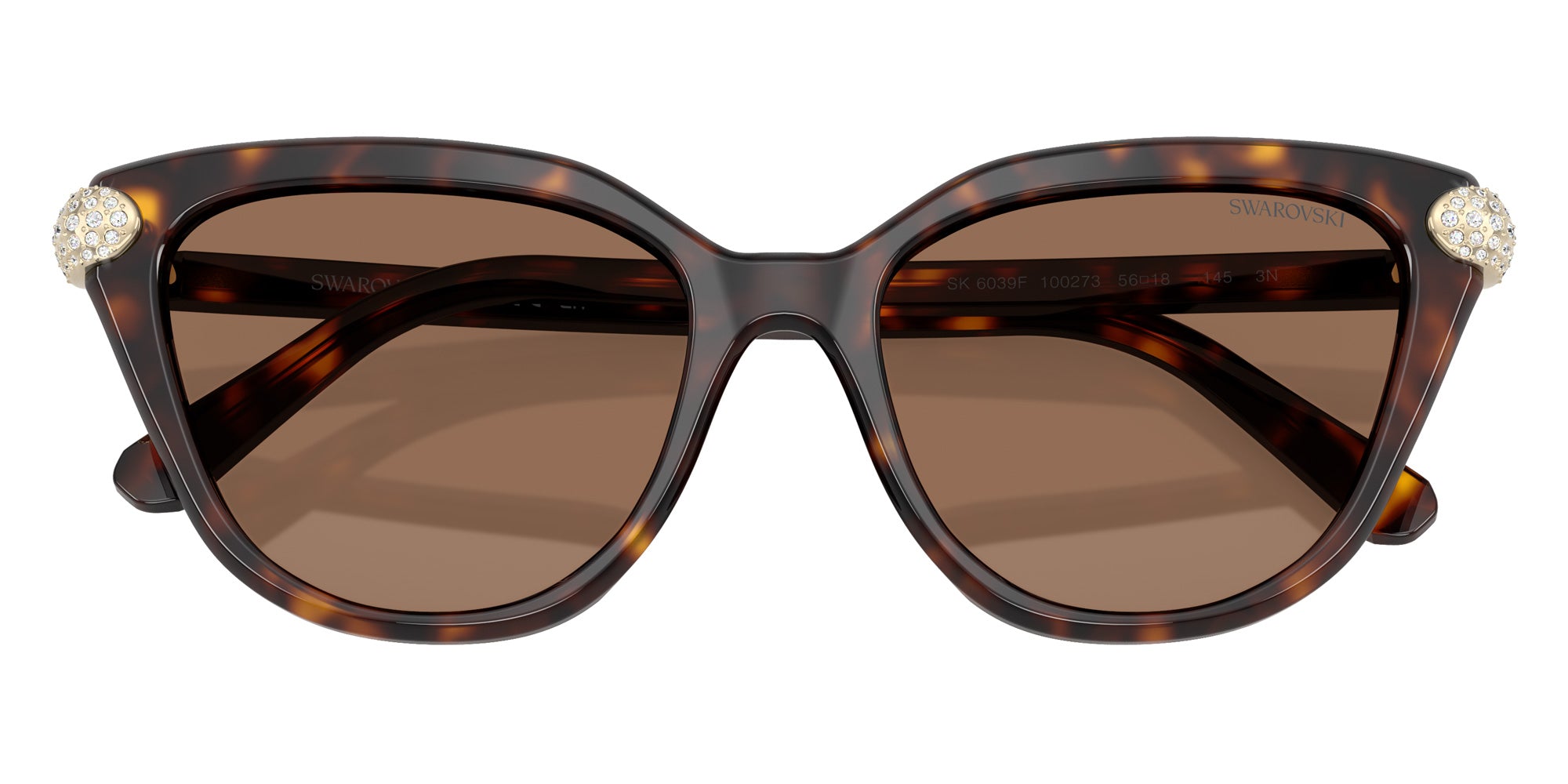 Swarovski SK6039F 100273 56 - Havana / Dark Brown #id:sk6039f100273_s:102120