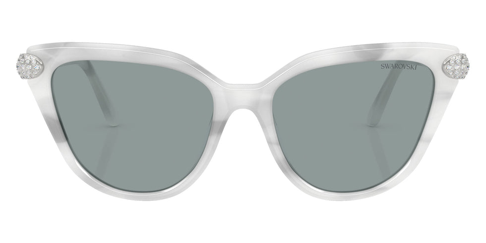 Swarovski SK6039F 1042/1 56 - White Havana / Dark Gray #id:sk6039f10421_s:104100