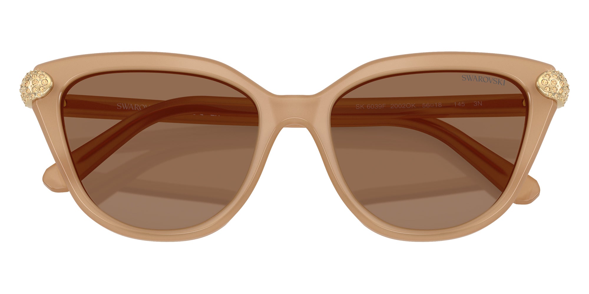 Swarovski SK6039F 2002OK 56 - Milky Beige / Bronze #id:sk6039f2002ok_s:106120