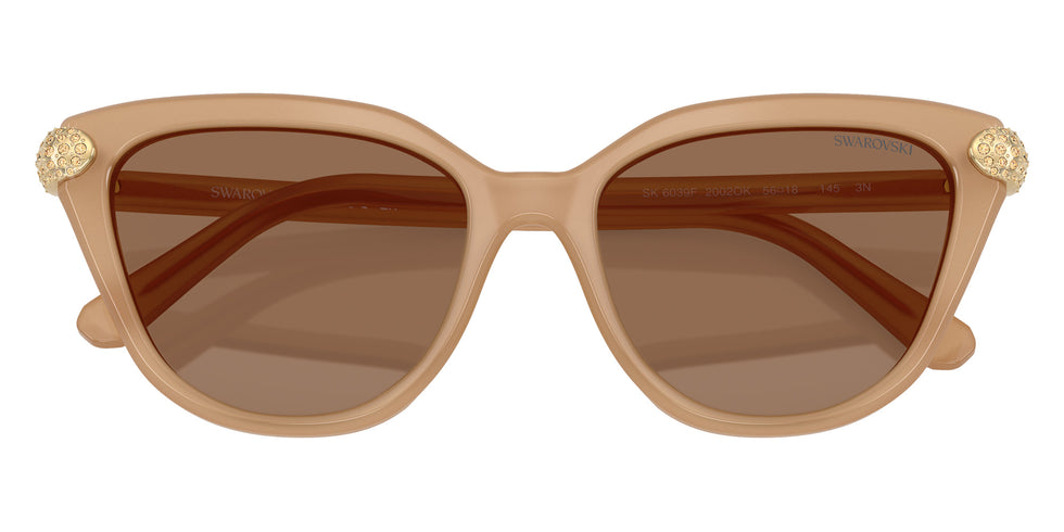 Swarovski SK6039F 2002OK 56 - Milky Beige / Bronze #id:sk6039f2002ok_s:106120