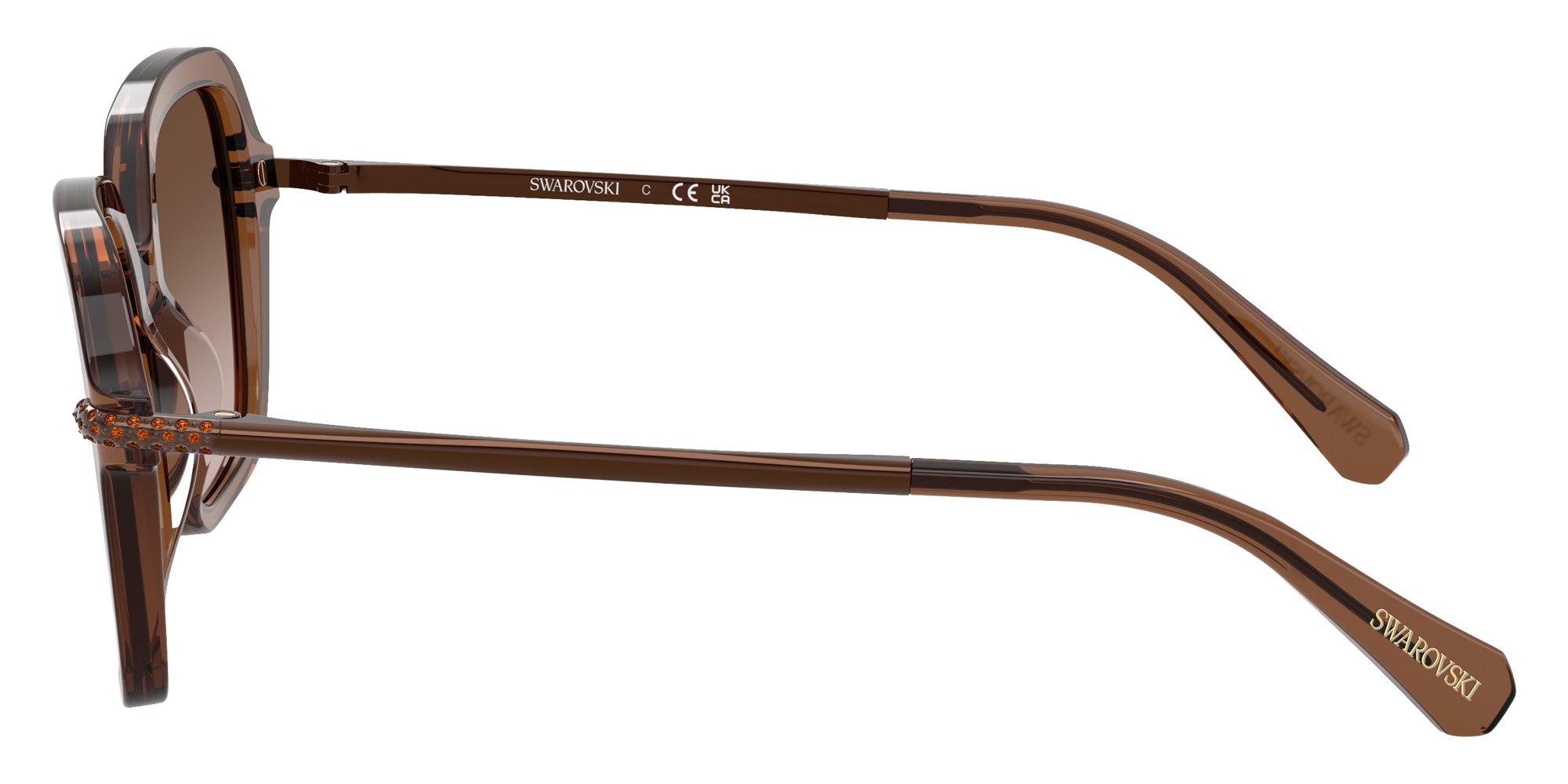 Swarovski SK6040 106713 50 - Transparent Brown / Brown Gradient #id:sk6040106713_s:106110