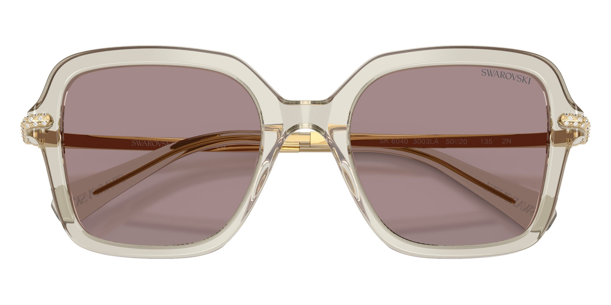 Swarovski SK6040 3003LA 50 - Transparent Beige / Violet #id:sk60403003la_s:112120