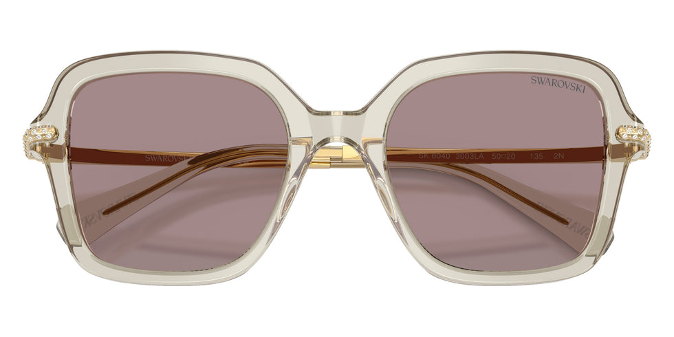 Swarovski SK6040 3003LA 50 - Transparent Beige / Violet #id:sk60403003la_s:112120